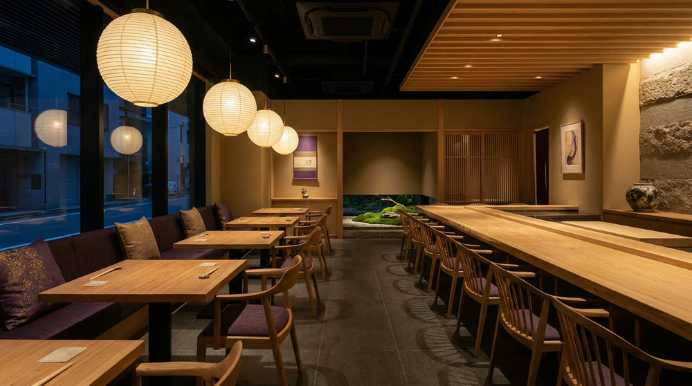 飲食店の店内